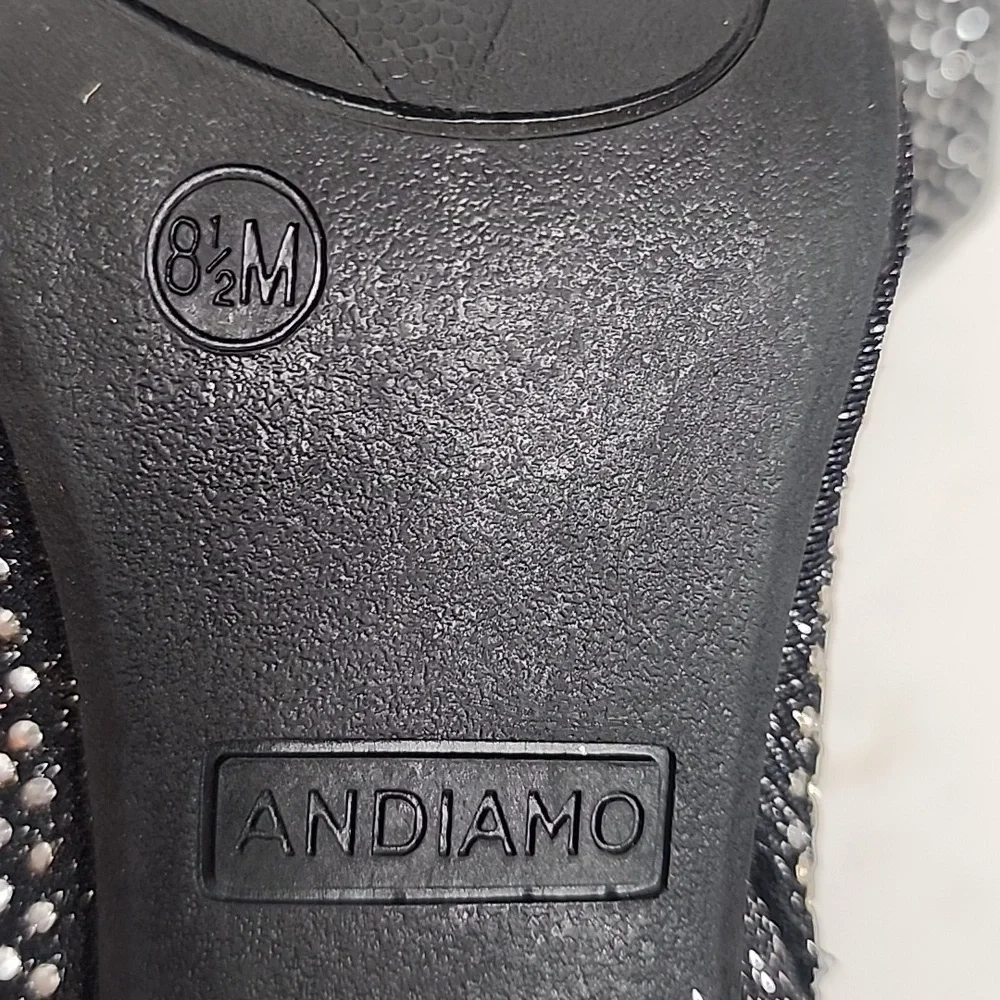 Andiamo black & silver boots 5